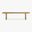 Eva Oak Dining Bench In Dark Oak