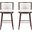 Evalyn Barstool Set of 2 In White