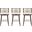 Evalyn Barstool Set of 3 In Cream
