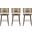 Evalyn Barstool Set of 3 In Natural