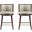 Evalyn Counter Stool Set of 2 In Stone