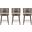 Evalyn Counter Stool Set of 3 In Dove
