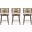 Evalyn Counter Stool Set of 3 In Natural