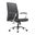 Evander Leather Office Chair In Black