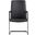 Evander Office Guest Chair In Black Leather