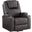 Evander Power Lift Recliner In Brown Leather Aire