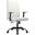 Evander Series Office Guest Chair In White Leather