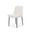 Eve Matte Black Metal Dining Chair  Set Of 2 In Cream Boucle Fabric