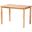 Eveline 43 Inch Dining Table In Natural Brown