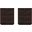 Evelyn 3-Drawer Nightstand Set of 2 In Brown