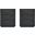 Evelyn 3-Drawer Nightstand Set of 2 In Charcoal Grey