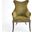 Evelyn Chair In Moss Velvet