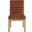 Evelyn Velvet Dining Chair In Cognac and Natural