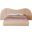 Everest Linen Textured Fabric King Bed In Tan