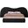 Everest Linen Textured Fabric Queen Bed In Black