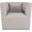 Everly Boucle Swivel Accent Chair In Taupe
