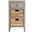 Everly Vintage White Drawer Side Table