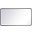 Evermore Black Rectangular Mirror MR802240BK