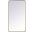 Evermore Brass Rectangular Mirror MR802036BR