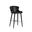 Evora Barstool In Bravo Black