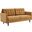 Exalt Tufted Performance Velvet Sofa In Cognac