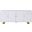 Excel Lacquer Sideboard/Buffet In White and Gold