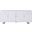 Excel Lacquer Sideboard/Buffet In White and Chrome