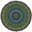 Exro Multi Floral Hand-Tufted Wool Area Rug In Green