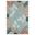 Eyrie 5' x 7' Kassandra Coral Indoor/Outdoor Area Rug In Blue and Beige