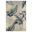 Eyrie 7'9" x 9'9" Juneau Palm Leaf Indoor/Outdoor Area Rug In Beige and Blue