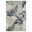 Eyrie 7'9" x 9'9" Juneau Palm Leaf Indoor/Outdoor Area Rug In Beige and Gray