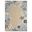 Eyrie 7'9" x 9'9" Kenya Coral Indoor/Outdoor Area Rug In Beige and Blue