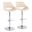 Fabrico Adjustable Bar Stool Set of 2 In Cream