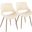 Fabrico Chair Set of 2 In Cream/Copper