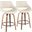 Fabrico Counter Stool Set of 2 In Cream