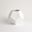 Faceted Large Vase In Matte White