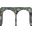 Faenza Marble Finish Concrete Console Table In Green