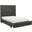 Fairborn Full Platform Bed with Storage Footboard In Gray