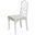 Fairfield White Lacquer Bamboo Dining Chair