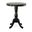 Fairview 30 Inch Round Pedestal Bar Table In Antique Black