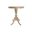 Fairview 30 Inch Round Pedestal Bar Table In Natural Driftwood