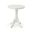 Fairview 30 Inch Round Pedestal Bar Table In White