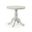 Fairview 30 Inch Round Pedestal Dining Table In White Wash