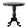 Fairview 36 Inch Round Pedestal Bar Table In Antique Black