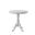 Fairview 36 Inch Round Pedestal Bar Table In White