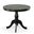 Fairview 36 Inch Round Pedestal Dining Table In Antique Black