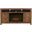 Fairview 60 Inch Chevron Fireplace Storage Console TV Stand with Electric Fireplace In Dark Brown