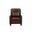 Fairview Push Thru The Arms Recliner In Fudge