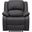 Fairview Reclining Chair In Dark brown