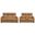 Fairway Power Double Reclining Living Room Set In Brown